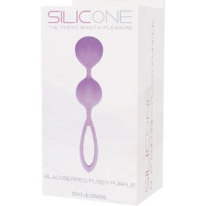 Kulki-PALLINE BLACKBERRIES PUSSY SILICONE PURPLE