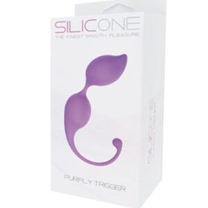 Kulki-PALLINE TRIGGER SILICONE PURPLY