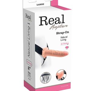 Proteza-VIBRATORE STRAP ON CAVO REAL RAPTURE 8 FLESH