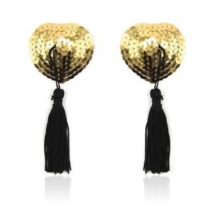 Heart shine nipples tassels (oro)