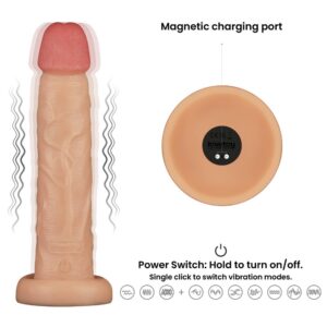 10'' Vibrating Power Basics Cock