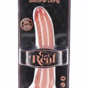Silicone Dong 8.5 Inch Light skin tone