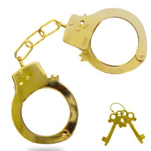 Metal Handcuffs Gold
