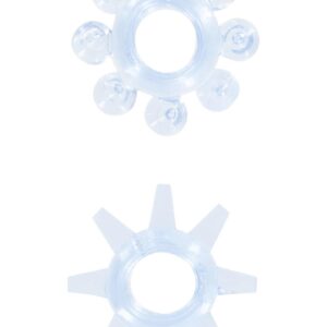 Power Stretchy Rings 2pcs Blue