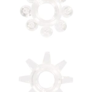 Power Stretchy Rings 2pcs Transparent