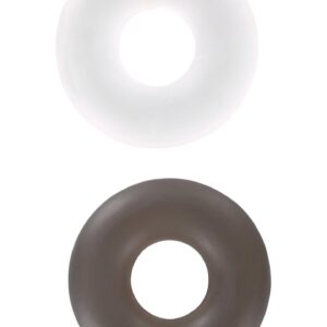 Stud Rings 2pcs Transparent