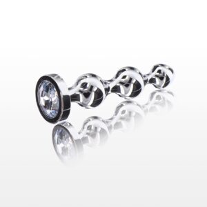 Diamond Star Beads Medium Silver