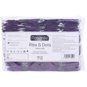 Pasante Ribs & Dots/Intensity Condoms Bulk Packs 144 pcs