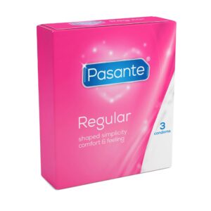 Pasante Regular Condoms  3 pcs