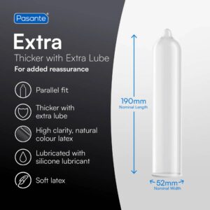 Pasante Extra Condoms  12 psc