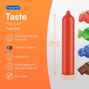 Pasante Flavours/Taste Condoms 12 psc