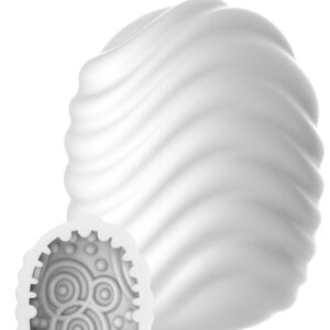 Mini Masturbator Wave White