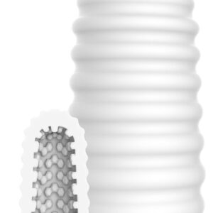 Medium Masturbator Ribs White