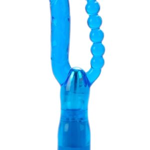 Dual Penetrator Vibrator Blue