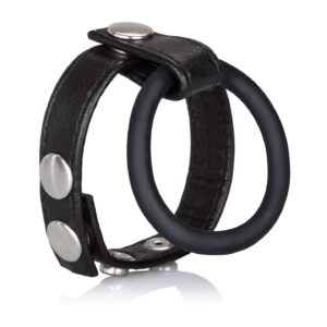 Medium Leather Ball Spreader Black