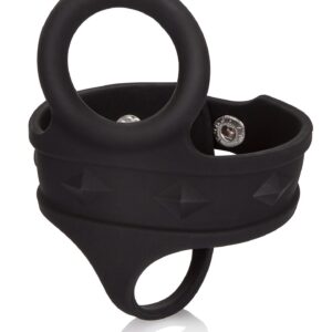 Silicone 3-Snap Ball Spreader Black