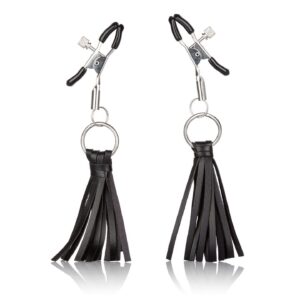 Playful Tassels Nipple Clamps Black
