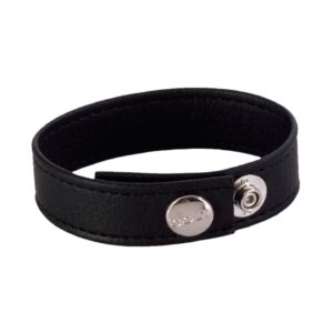 COLT Leather C/B Strap 3-snap Black