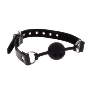 Silicone Ball Gag Black