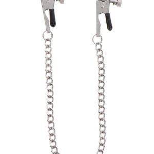 Adjustable Clamps with Chain Silver