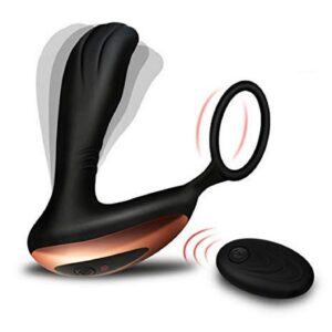 Stymulator-Prostate Massager with Ring USB 10 Function / Remote Control