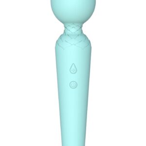 Stymulator-Rechargeable Power Wand USB 10 Functions - Blue