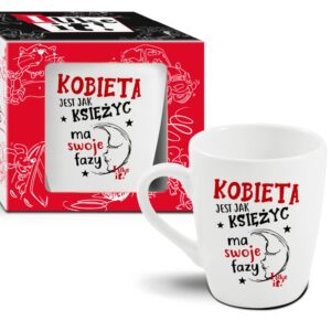 I LIKE IT - kubek baryłka 300ml-Kobieta jest jak księżyc ma swoje fazy
