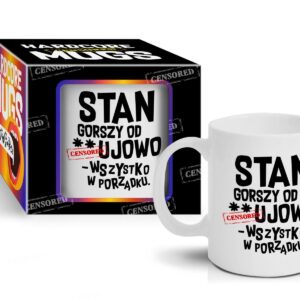HARDCORE MUGS - kubek Boss 300ml - Stan 
gorszy od…ujowo