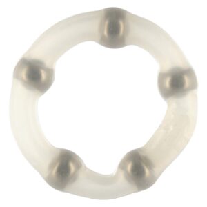 Robotic Beaded Cockring Transparent