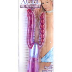 Double Penetrating Vibrator Transparent