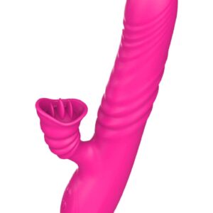 Wibrator-Angelia USB 3 functions of thrusting / 20 vibrations Pink