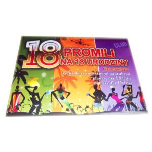 Gry-Gra Urodzinowa 18 PROMILI