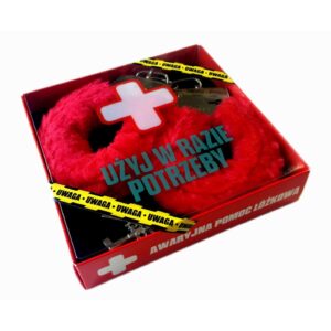 Kajdanki-Awaryjne Kajdanki Czerwone