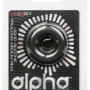 Alpha Prolong Medium Ring Black