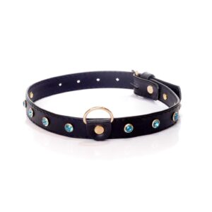 Fetish B - Series Collar - 2 cm turquoise crystal