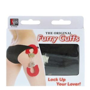 DREAM TOYS HANDCUFFS WITH PLUSH BLACK