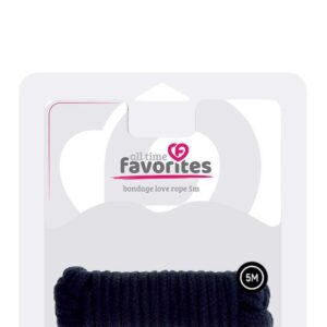 ALL TIME FAVORITES LOVE ROPE - 5M BLACK