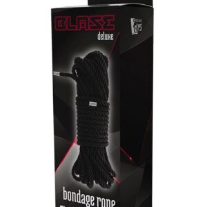 BLAZE DELUXE BONDAGE ROPE 10M BLACK