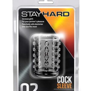 STAY HARD COCK SLEEVE 02 CLEAR