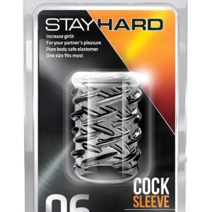 STAY HARD COCK SLEEVE 06 CLEAR