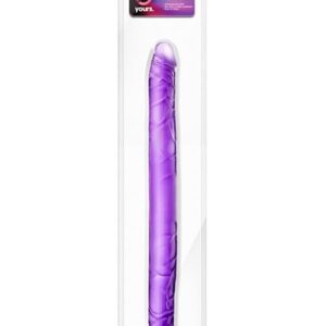 B YOURS 16INCH DOUBLE DILDO PURPLE