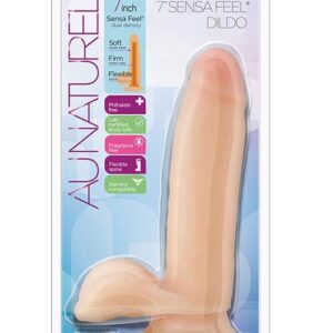 AU NATUREL 7INCH SENSA FEEL DILDO BEIG