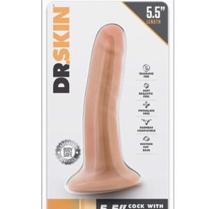 DR. SKIN 5.5INCH COCK WITH SUCTION CUP