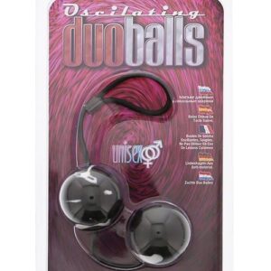 MARBILIZED DUO BALLS - BLACK