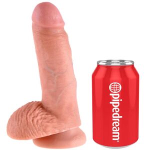 KING COCK 7 INCH COCK WITH BALLS LIGHT