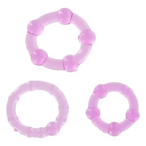 Stay Hard - Three Rings Purple