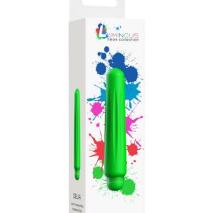 Delia - ABS Bullet With Sleeve - 10-Speeds - Green
