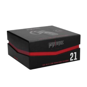 Model 21 - Chastity - 4.5"""" - Silicone Cock Cage - Black