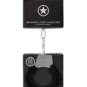 Beginner""s Handcuffs Furry - Black