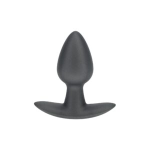 Smooth Silicone Anal Plug - Small - 2.6 / 6,5 cm - Gunmetal
